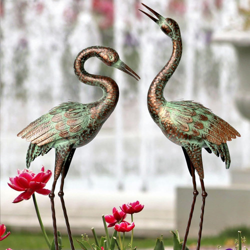 Patina blue heron garden - patina,