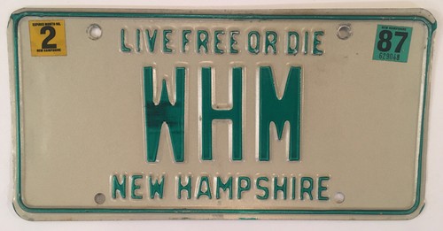 Vanity whm license - license, plate