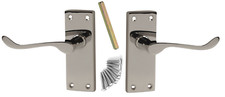 Satin Chrome Door Handles