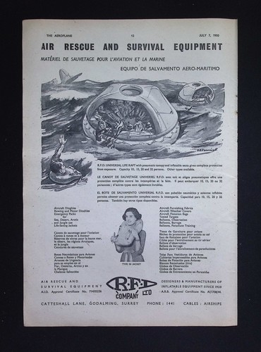 Original 1950 advert rfd - original,