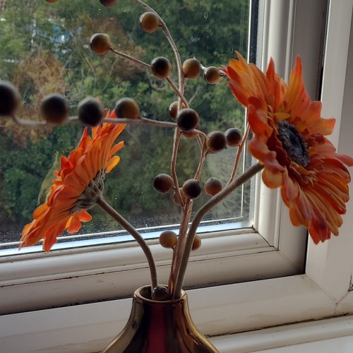 Artificial orange gerbera - artificial,