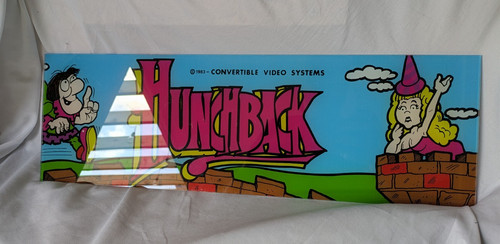 Hunchback arcade marquee - hunchback, (arcade