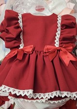 Baby girls red Spanish dress