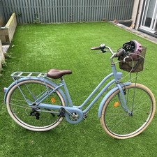 ELOPS Low Frame Urban Cycling Bike 520 - Dark blue