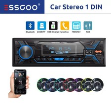 Single DIN Car Radio Stereo