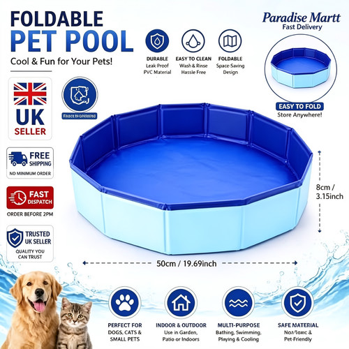 Large foldable dog pool - dog,