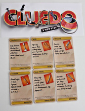 Cluedo Genuine Spare Card Set And Clue Envelope