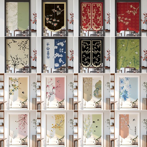 Chinese style linen like - linen-like, door