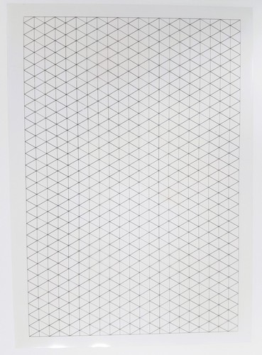 Clear grid graph isometric - clear,
