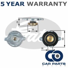 Gates Radiator Cap Fits MG MGB Triumph Spitfire Ford Capri Nissan Micra GAT6782