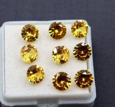 6 pcs Round Cut Yellow