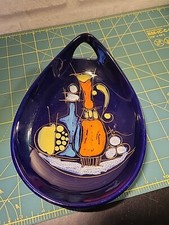 Mcm San Marino Pottery Serving Dish Vintage