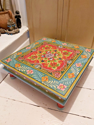 Vintage style hand painted - hand,