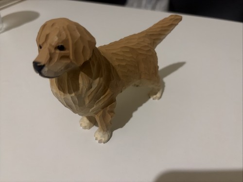 Hand carved wooden - carved, golden