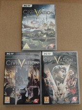 Sid Meier's Civilization V 5 PC DVD & 2 Expansions