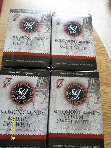 Solomon grundy boxes of - grundy, 4