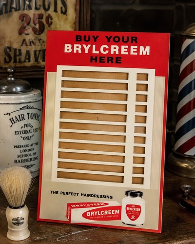 Vintage brylcreem barber - barber, shop