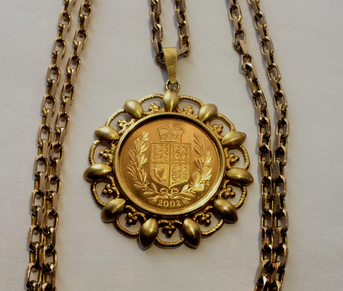 22ct gold full sovereign - 22ct,