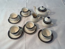 Vintage Childs Tea Set Cobalt