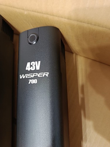 Wisper 700 pack 43v - pack, black,