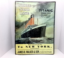 Titanic White Star Decorative