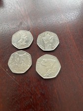 50P COINS X 4. Beatrix Potter