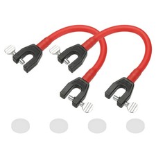 Ski Tip Connector, Snowboard Clip Ski Training Aid Basic Turning 2 Pcs & Red