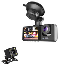 Car Dash 2in 3 Lens Cam Front