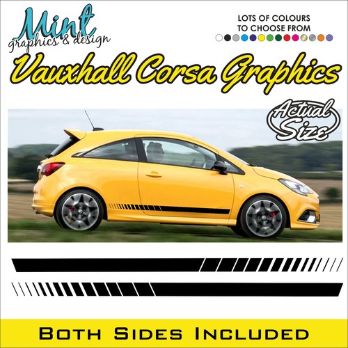 Vauxhall corsa side stripes - vauxhall,