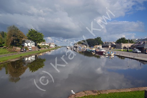Bude canal cornwall photo art - bude,