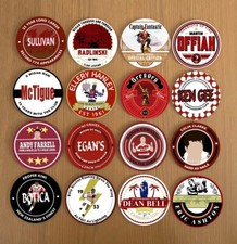 WIGAN WARRIORS RUGBY LEAGUE LEGENDS COASTERS 16 PACK OR INDIVIDUAL
