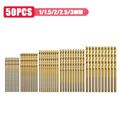 50pcs titanium twist drill - twist, bit