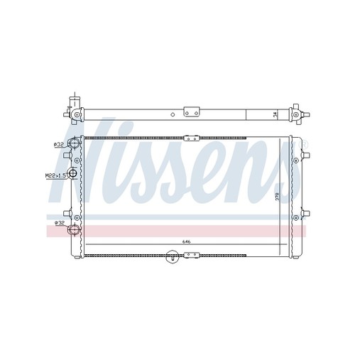 Nissens engine water - engine,