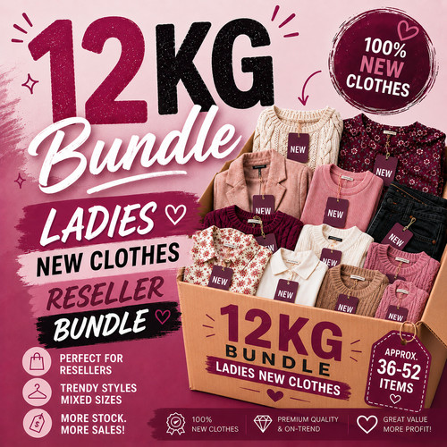 New 12kg ladies clothing - new,