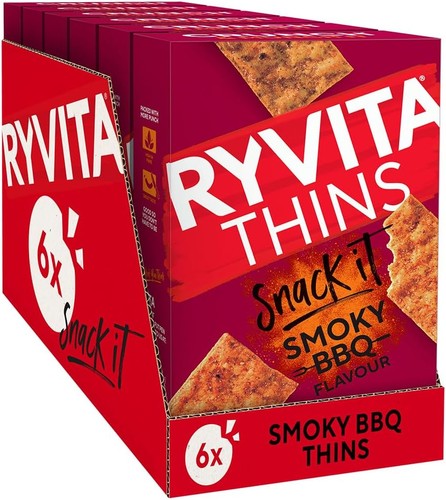 Ryvita thins snack smoky - snack,