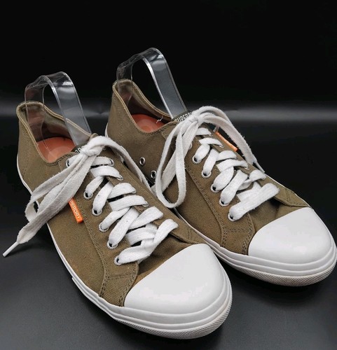 Mens superdry plimsoles olive - plimsoles,