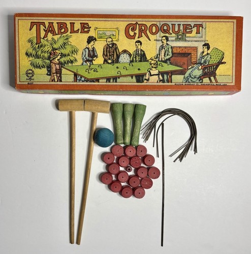 Antique milton bradley table - antique,