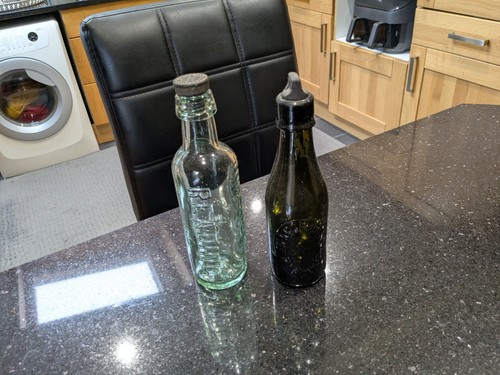 Vintage glass bottles - bottles,, old