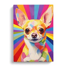 Chihuahua Colour Field Canvas