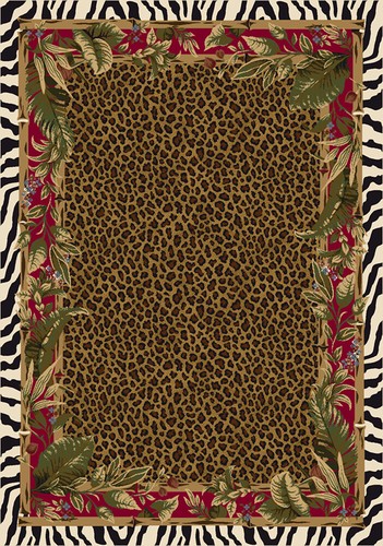 Milliken red vibrant zebra - milliken,