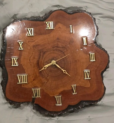 Vintage tree slice wood wall - tree,