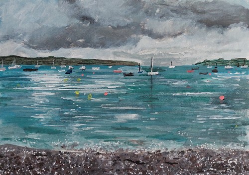 Loe beach calm original - loe,