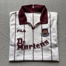 Original FILA West Ham United 2002/2003 Away Shirt Mens Dr Martens 