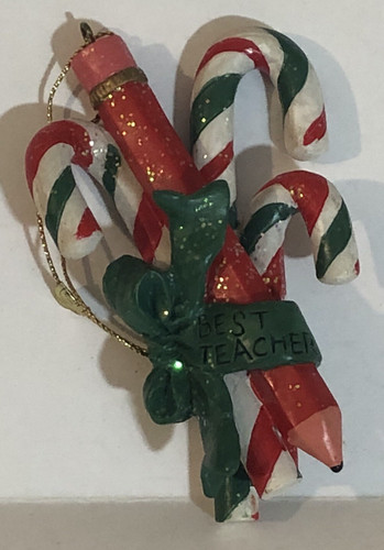 Teacher pencil candy cane - pencil,