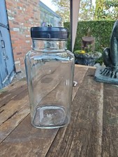 Vintage Large Glass Sweet Shop Jar 1960's Storage Kitchen 