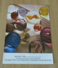 " Paper weight " B&H Benson and Hedges King Size Vintage Advert 1985/6 