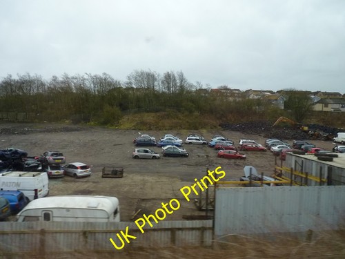 Photo 6x4 car scrapyard - car,