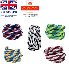 6-8MM Multicolor Braided Chunky Thick Round Rope  Shoelaces for Sneakers UK