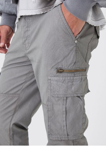Slim flare zip gusset - slim,