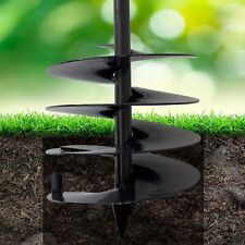 Auger Spiral Drill Bit Post Hole Digger Tool Garden Planting Plant drill Earth